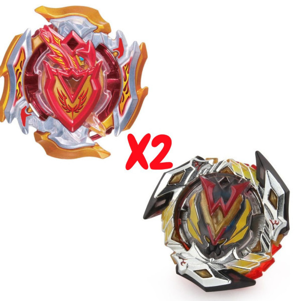 Набор 2 в 1 Бейблейд Beyblade B-121: Зет Ахиллес Z Achilles B-121-2 + Волтраек Beyblade В-121-4 с пускателями