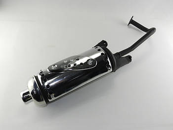 Глушник 4т GY6-50/60/80cc/Viper Wind цілісний кріплення стандарт