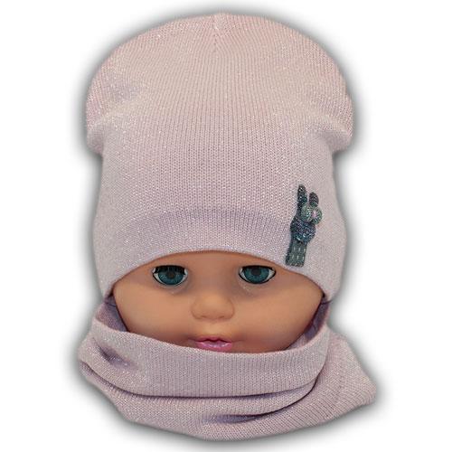 Вязаные шапки с хомутом