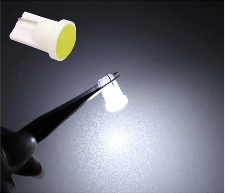 T10 COB LED W5W лампочка автомобільна - біла