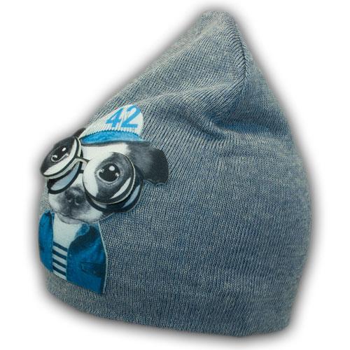 Детские вязаные шапки для мальчика 