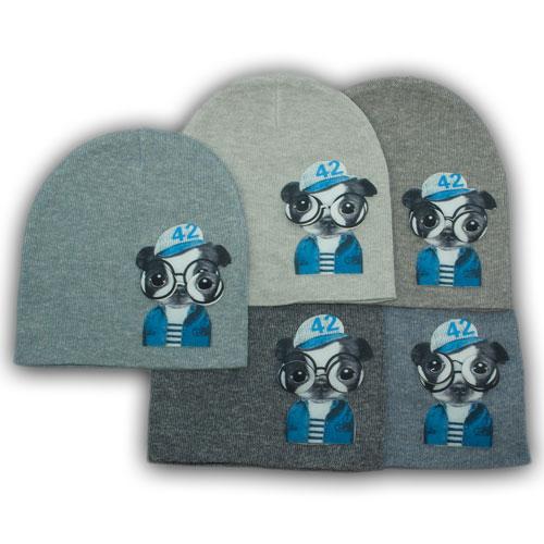 Детские вязаные шапки для мальчика 