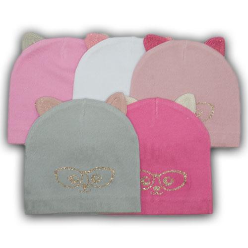 Весенние детские шапки с ушками