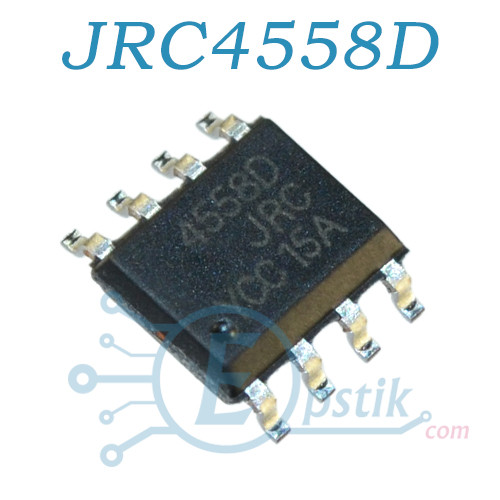 JRC4558D двоканальний операційний підсилювач SOP8