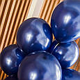Повітряні кулі латексні темно сині 12 дюймів 30 см, фото 5