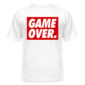 Стильна молодіжна футболка з написом Obey Game Over