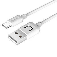 Кабель синхронизации Usams USB Type-C 1m 2A белый (US-SJ099-WT)