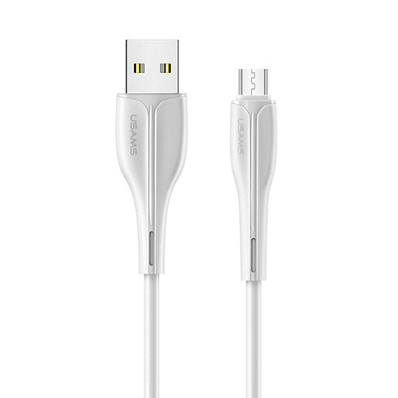 Кабель синхронізації Usams MicroUSB 1 m 2 A білий (US-SJ373-WT)