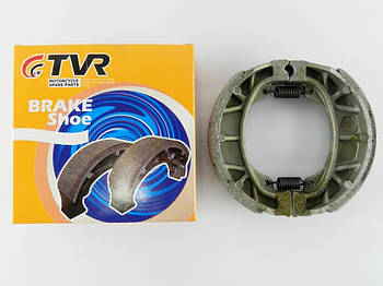 Колодки барабанного гальма Honda Lead 50/90/Дельта/GY6-50/ 60/80/Альфа/Актив (пружина пряма) TVR