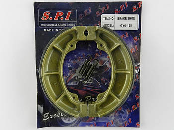 Колодки барабанного тормаза 4т GY6-50/150сс,13 колесо, SЕЕ (тайвань)