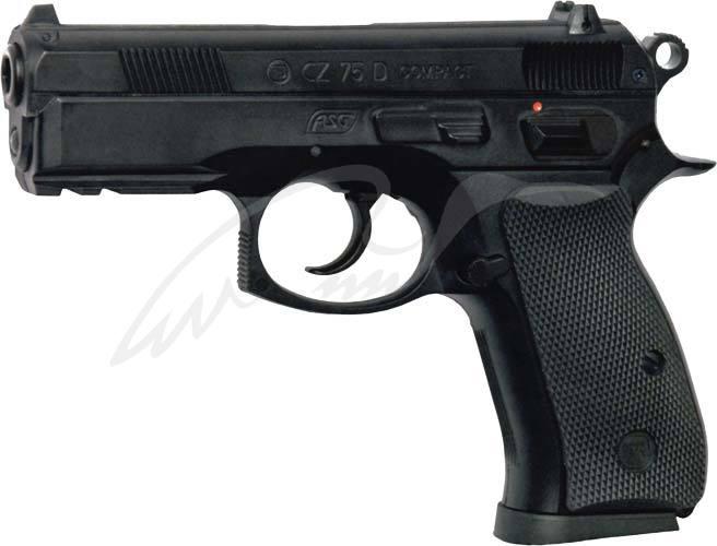 Пістолет пневматичний ASG CZ 75D Compact. Корпус - метал