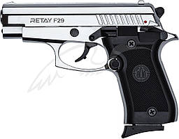 Пістолет стартовий Retay F29 кал. 9 мм. Колір - Nickel