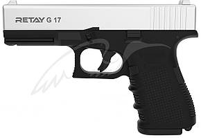 Пистолет стартовый Retay G17 кал. 9 мм. Цвет - chrome.