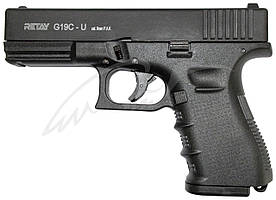 Пістолет стартовий Retay G 19C 14-зарядний кал. 9 мм. Колір - black.