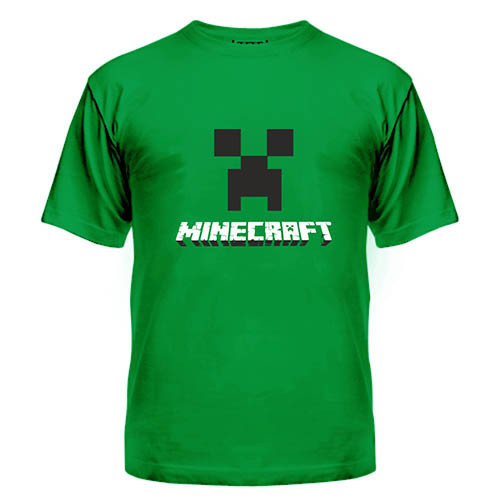 Футболка с Minecraft Logo Grey, Майнкрафт Логотип — Купить Недорого на ...