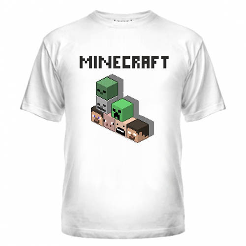 Футболки Маенкрафта, Minecraft, Майнкрафт дитячі, чоловічі, жіночі