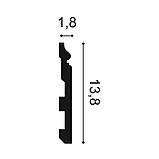 Підлоговий гнучкий плінтус SX118F, 2m, фото 3