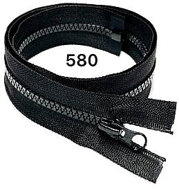 Чорна блискавка тракторна 95см №5 центральна з одним бігунком