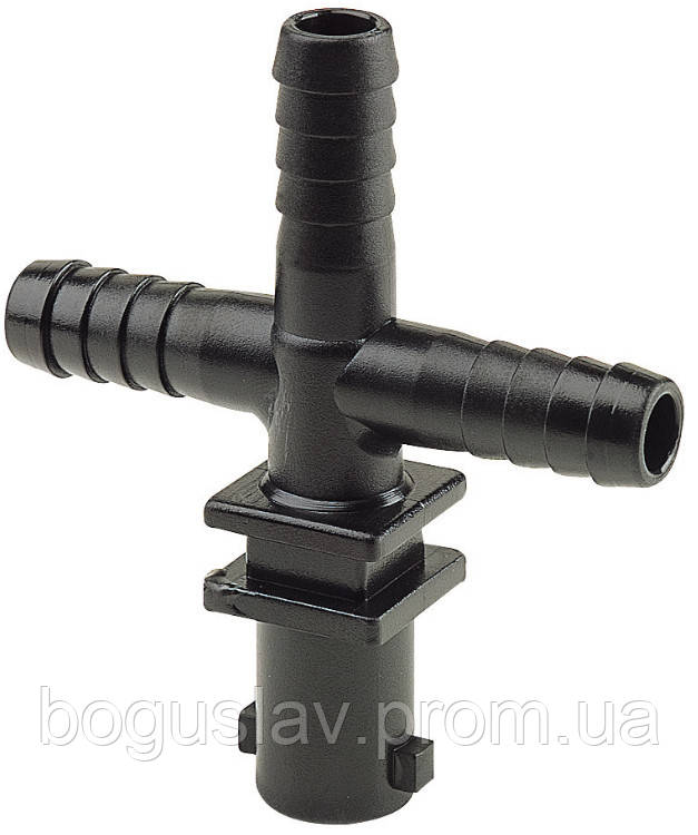 413131 Корпус форсунки мокрого з'єднання без відсікача з потрійною насадкою для шлангів, фото 1