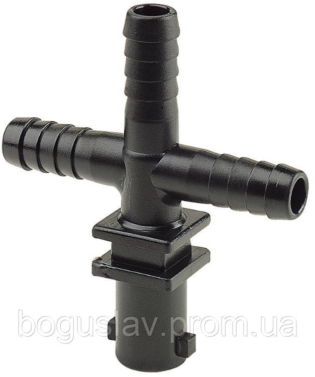 413133 Корпус форсунки мокрого з'єднання без відсікача з потрійною насадкою для шлангів, фото 1