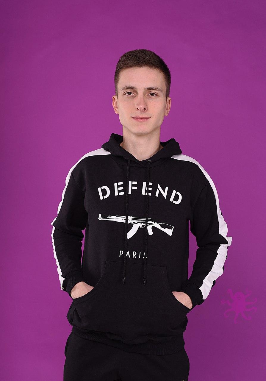Чоловічий худі з лампасами Defend