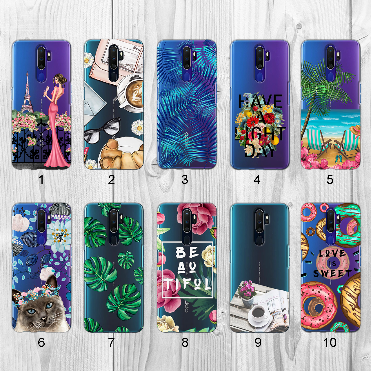 Силіконовий чохол із малюнком для Oppo A9 2020 (new collection)