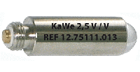 Лампа KaWe 2,5V 12.75111.013 для отоскопов Eurolight С10, С30, VET C30, VET C; Piccolight С, Германия