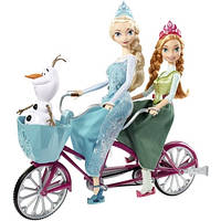 Анна и Эльза на музыкальном велосипеде от Маттел