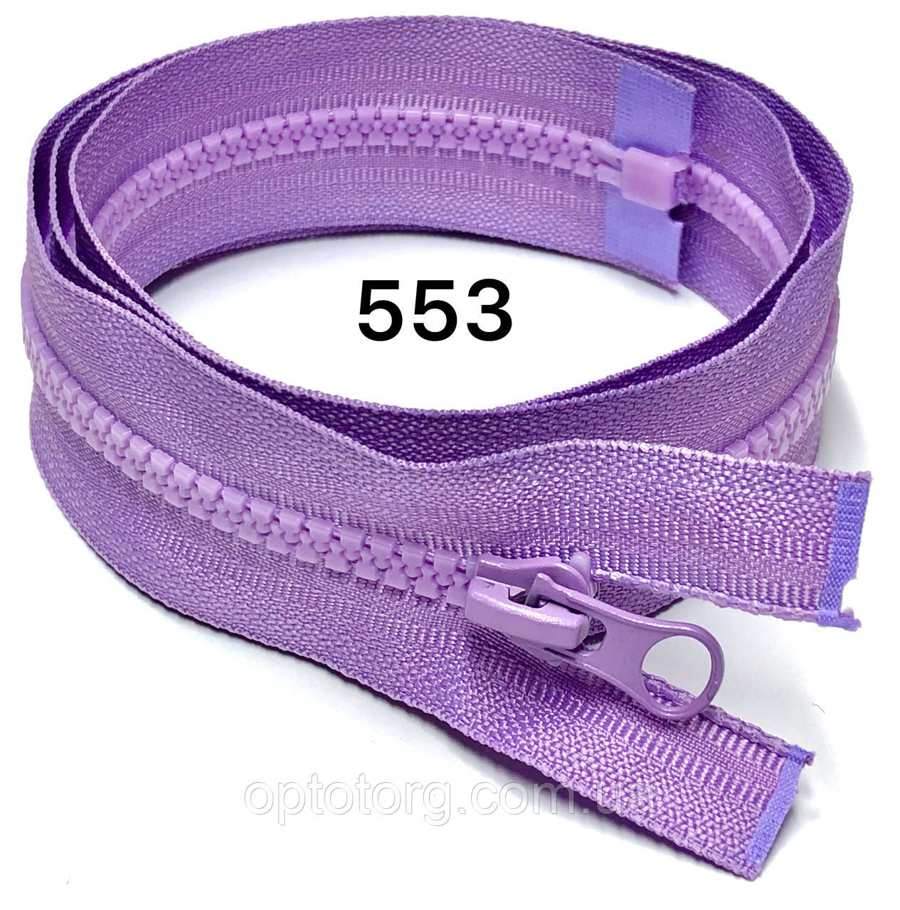 Блискавка Бузкова 45см Тип5 тракторна одинарна роз'ємна