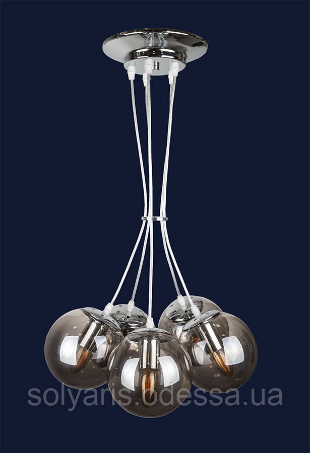 Люстра лофт кулі 756PR150F-3 CR+CL (500)