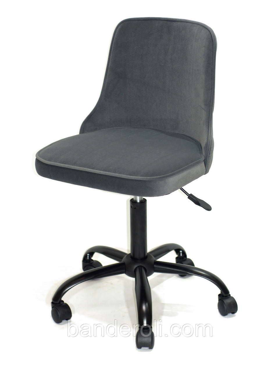 Крісло ADAM BK-OFFICE Б-Т СІРИЙ B-1004