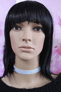 Модний чокер блакитний