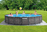 Басейн каркасний Intex 26744 Ø 549 х 122 см, ф-р-насос 5678 л/ч, сходи, тент, підстилка, фото 5