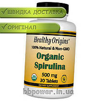 Спіруліна Healthy Origins Organic Spirulina 500 mg 30 табл, фото 3