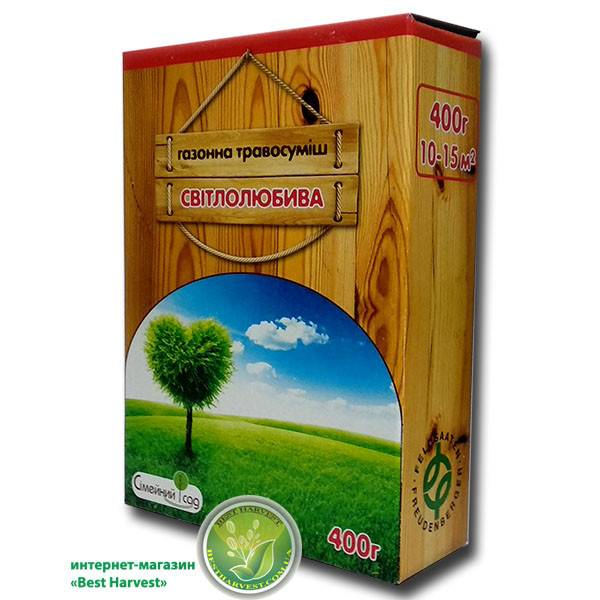 Насіння газонної трави «Світлолюбна» 400 г