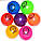 М'яч художньої гімнастики D-19см кольори в асортименті (S-27001), фото 2