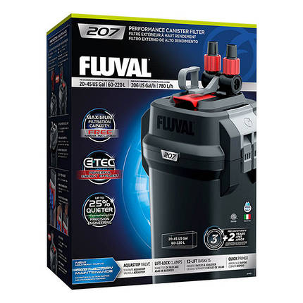 Зовнішній фільтр Hagen Fluval 207 для акваріумів до 220 літрів, фото 1