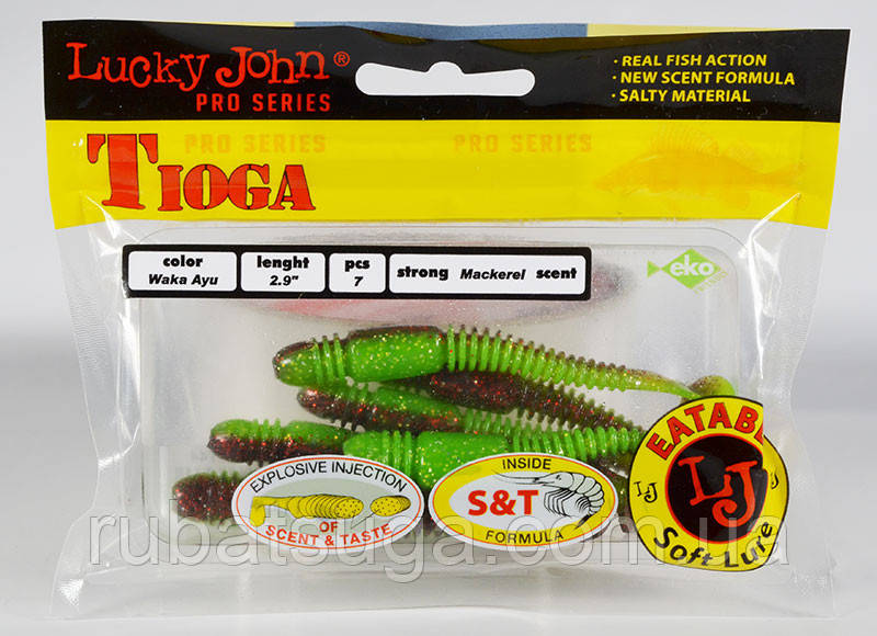 Виброхвост Lucky John Tioga 3,9", фото 1