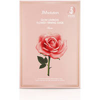 Тканинна маска з екстрактом дамаської троянди JMsolution Glow Flower Firming Mask Rose