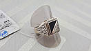 Печатка зі срібла 925 проби. Чоловічий срібний перстень. 453/20 розмір, фото 7