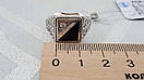 Печатка зі срібла 925 проби. Чоловічий срібний перстень. 453/20 розмір, фото 4
