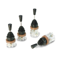 Одне важільні перемикачі, джойстики