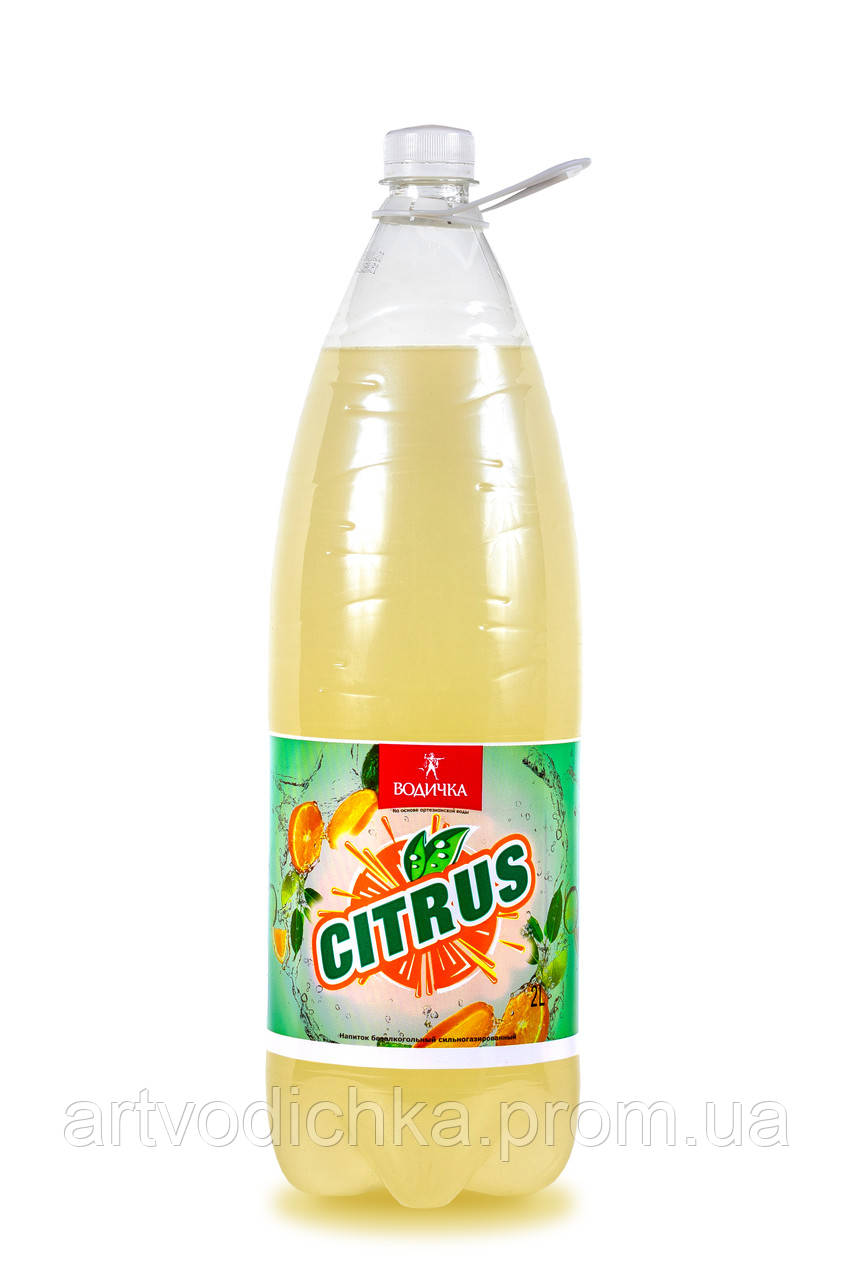 Коктейль "Citrus" безалкогольний сильногазований ТМ "Водичка" 2,0 л