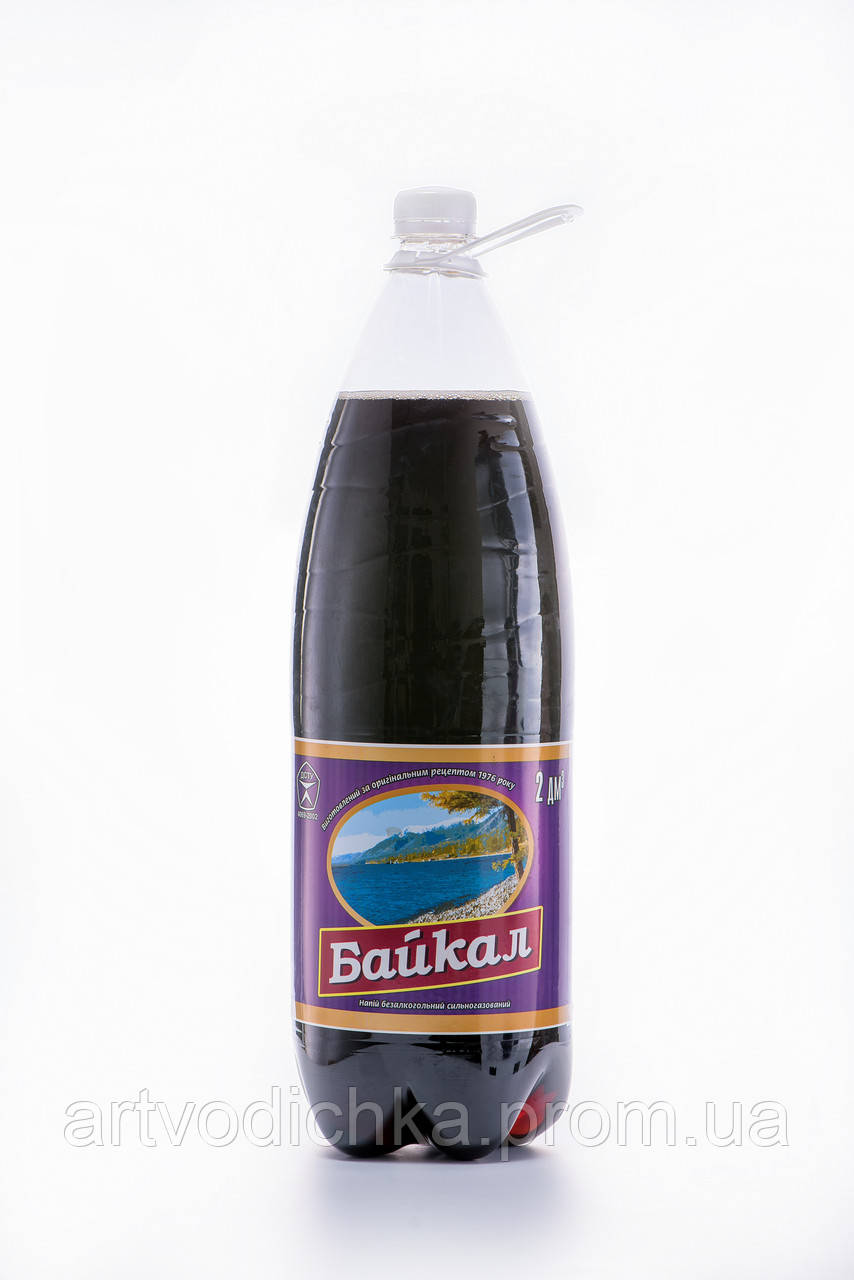 Напій "Байкал" безалкогольний сильногазований ТМ "Водичка" 2,0 л