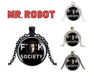 Кулон F*K society Містер Робот / Mr. Robot