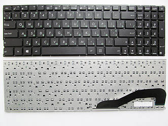 Клавіатура для ноутбуків Asus X540 Series чорна без рамки RU/US