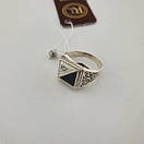 Печатка зі срібла 925 проби. Чоловічий срібний перстень. 453/20 розмір, фото 6