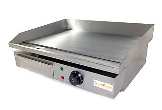 Поверхня для смаження GoodFood EG55M гладка 550 мм хром, фото 1