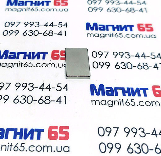 Неодимовий магніт прямокутник 15*6*2 зчеплення 1 кг