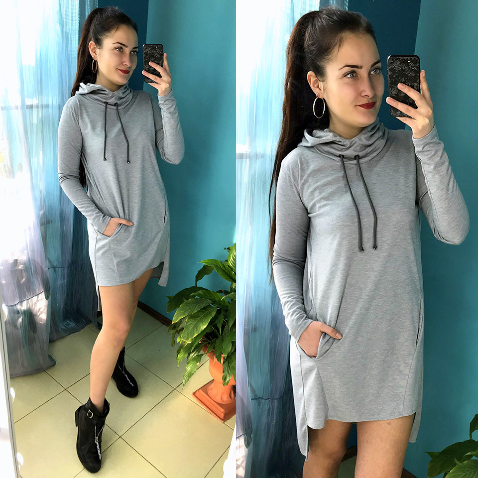 Сукня спортивна з капюшоном